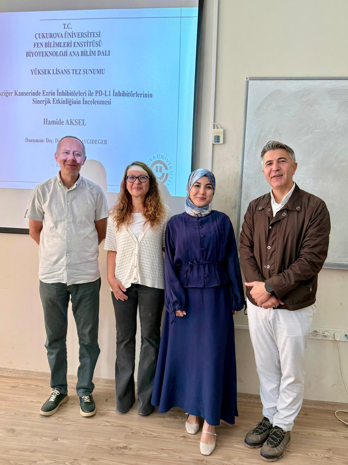 Hamide Aksel's Master Thesis Defence
