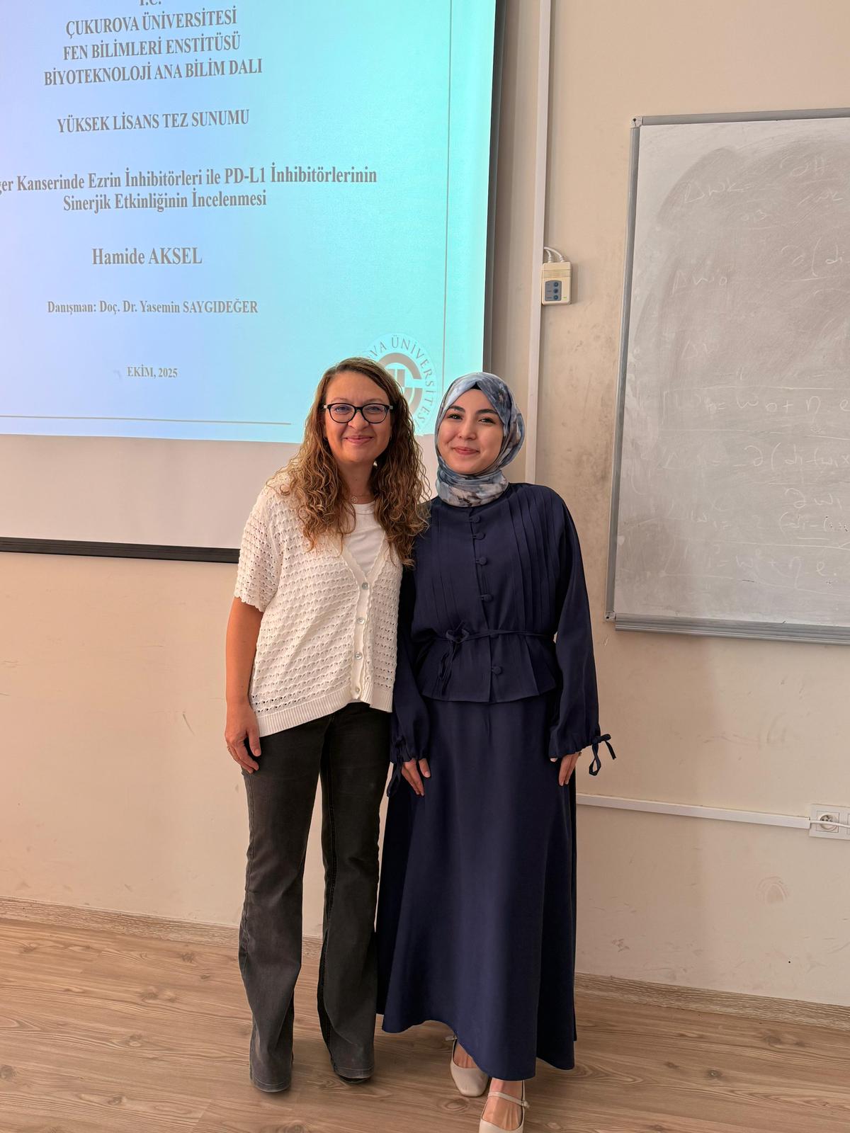 Hamide Aksel's Master Thesis Defence Day