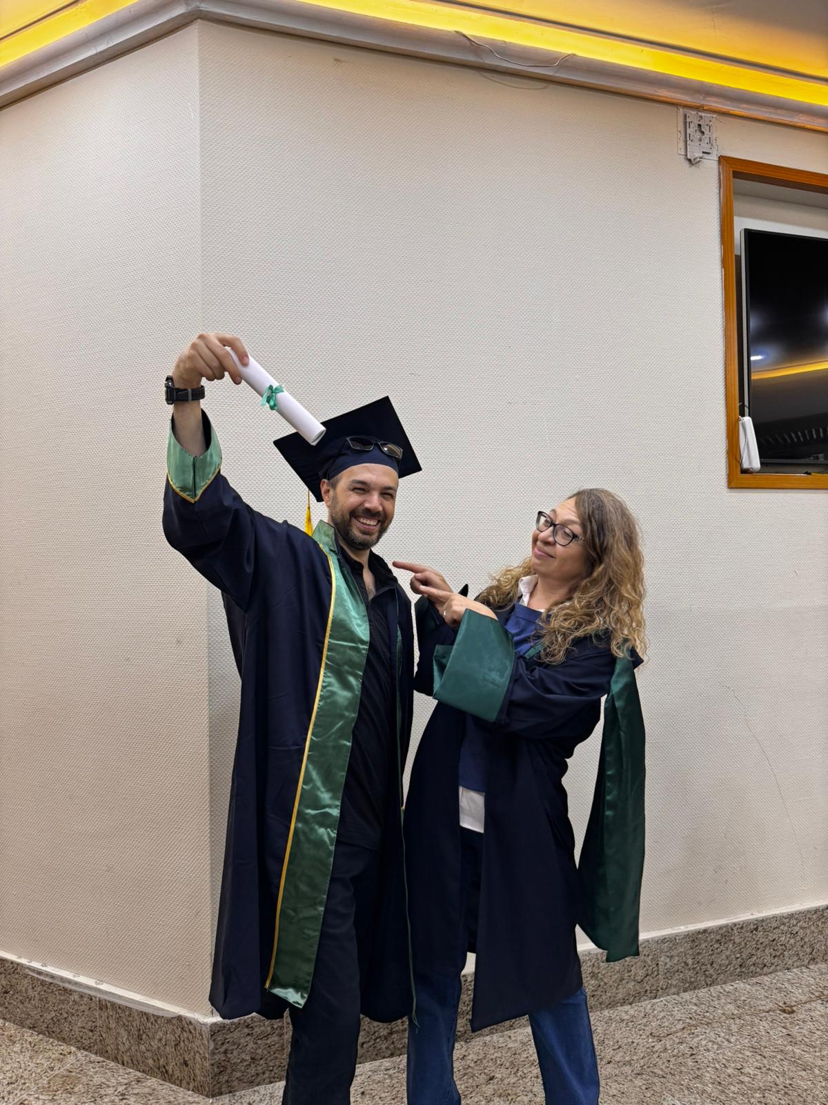 Serkan Sevdi's Master's Graduation Ceremony